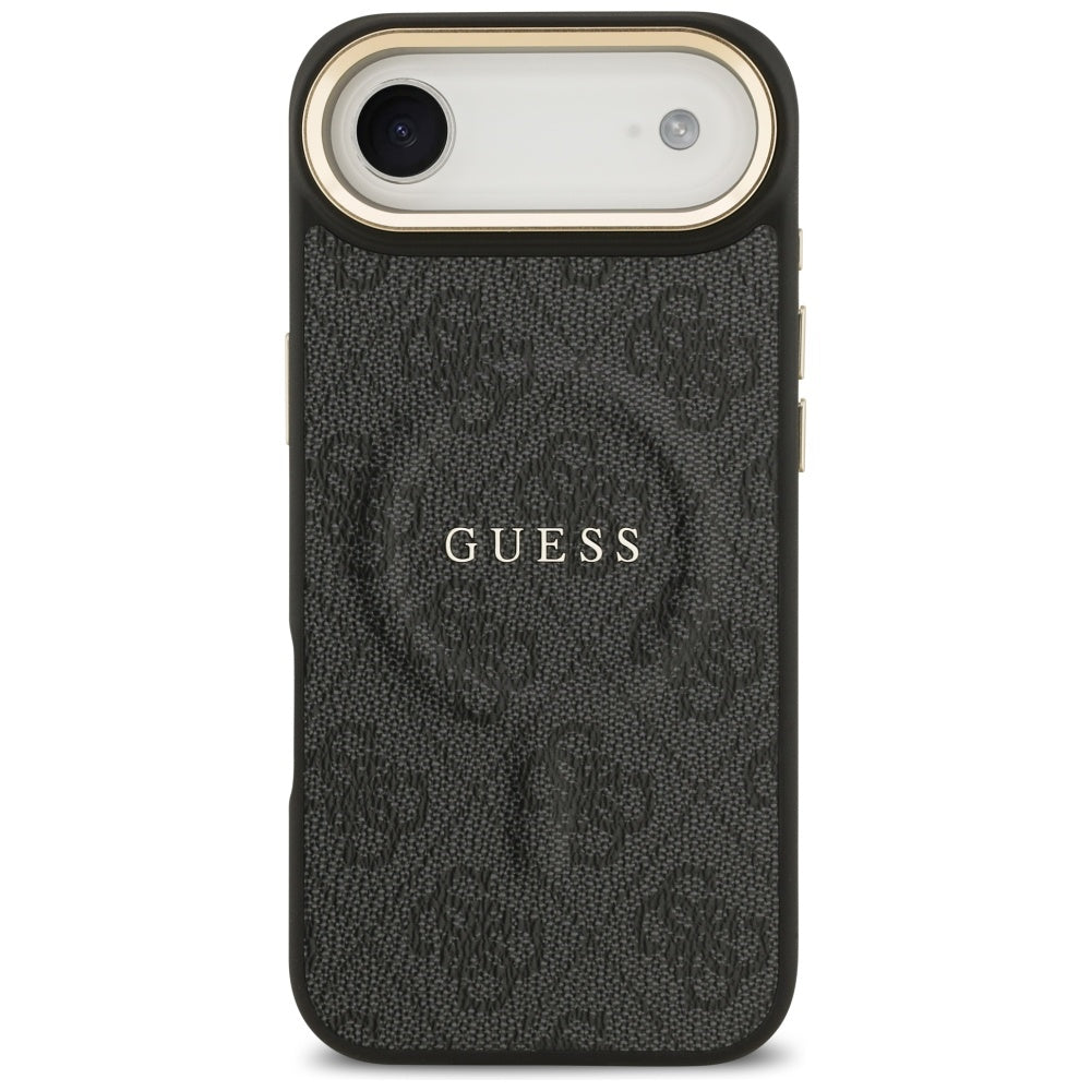 Θήκη MagSafe για Apple iPhone 17 Air, Guess, 4G Classic, Μαύρη