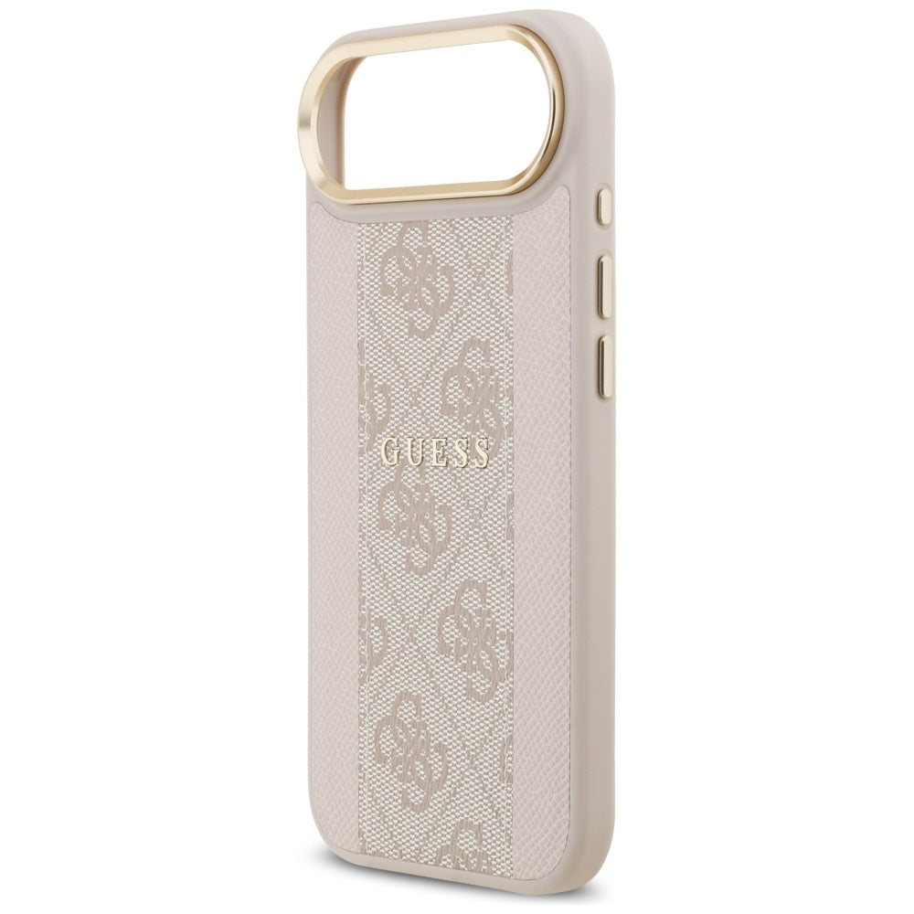 Θήκη MagSafe για Apple iPhone 17 Air, Guess, 4G Stripe, Ροζ