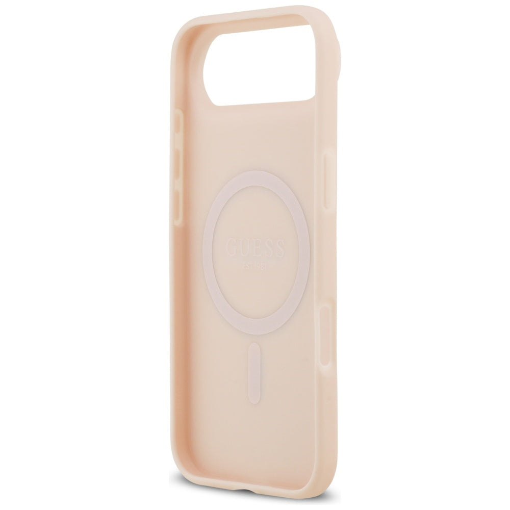 Θήκη MagSafe για Apple iPhone 17 Air, Guess, Grained Flowers, Ροζ