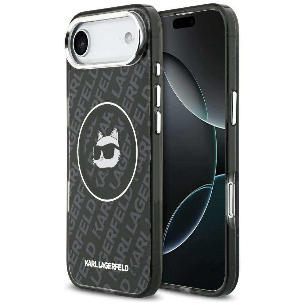 Θήκη MagSafe για Apple iPhone 17 Air, Karl Lagerfeld, IML Choupette`s Head, Μαύρη