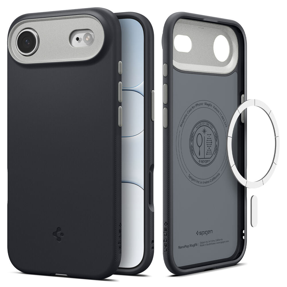 Θήκη MagSafe για Apple iPhone 17 Air, Spigen, Caseology Nano Pop, Μαύρη ACS10301