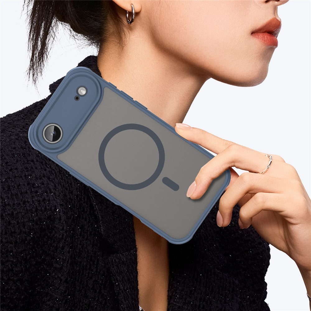 Θήκη MagSafe για Apple iPhone 17 Air, Techsuit, HaloFrost II, Μπλε Ναυτικό
