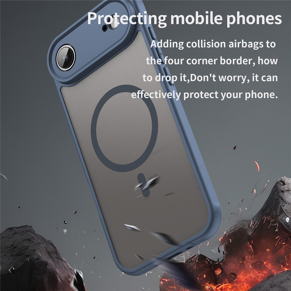 Θήκη MagSafe για Apple iPhone 17 Air, Techsuit, HaloFrost II, Μπλε Ναυτικό