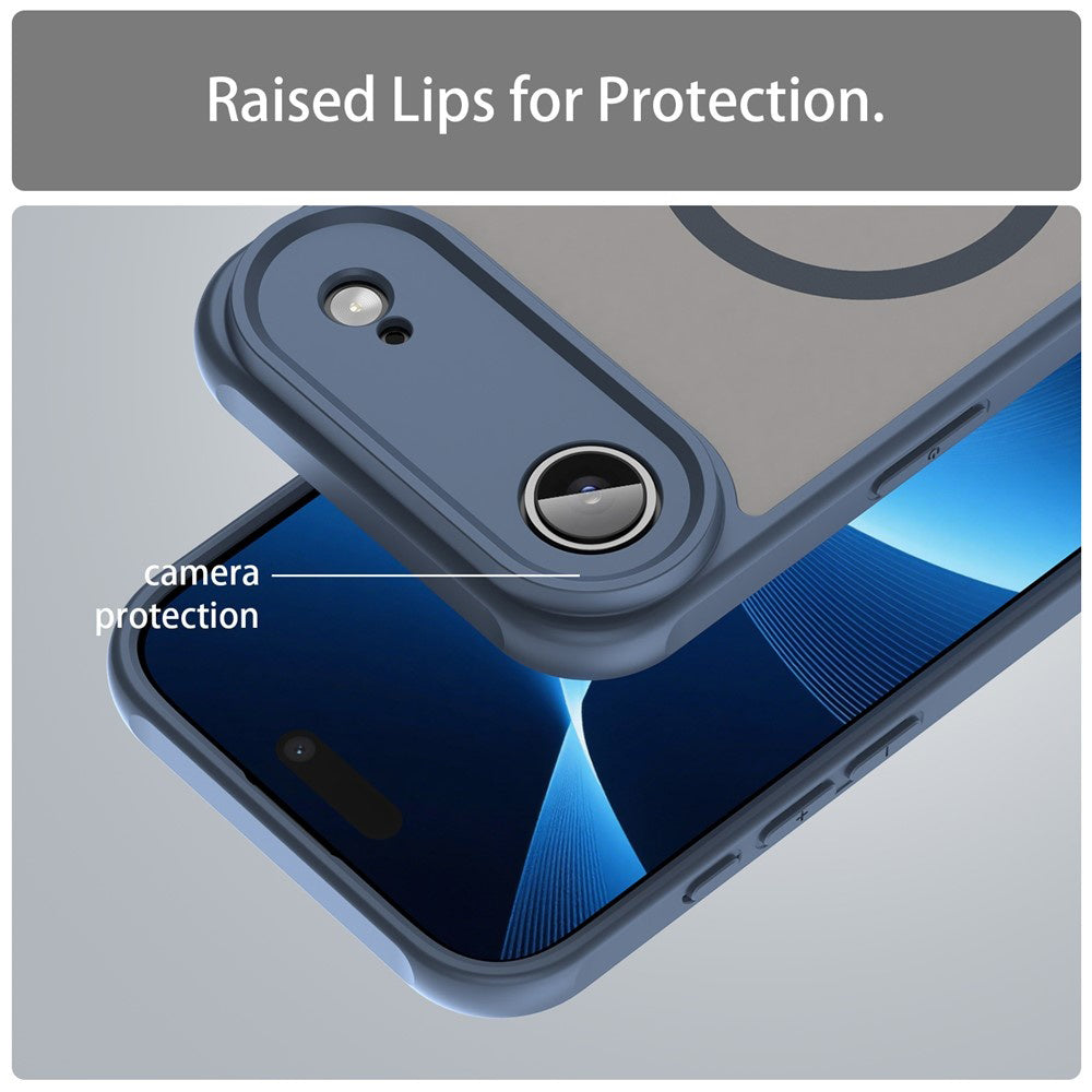 Θήκη MagSafe για Apple iPhone 17 Air, Techsuit, HaloFrost II, Μπλε Ναυτικό