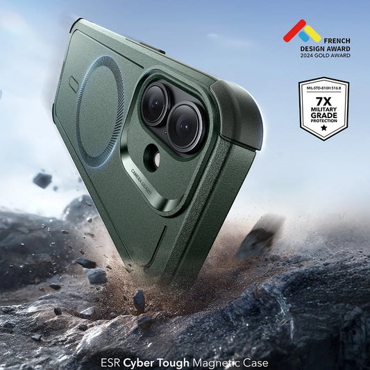 Θήκη MagSafe για Apple iPhone 17, ESR, Cyber, Πράσινη