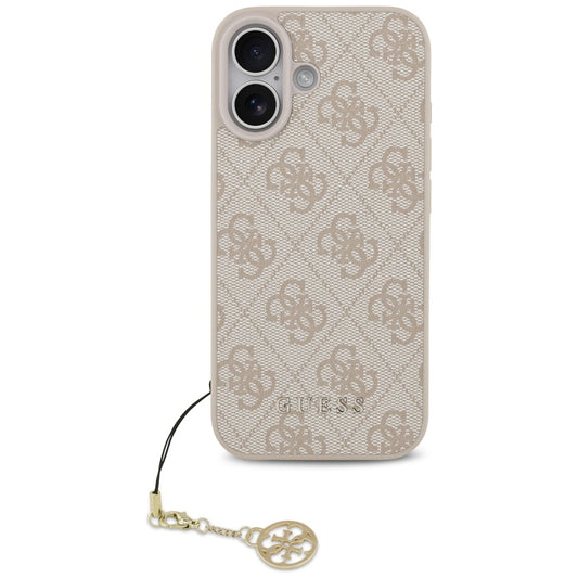 Θήκη MagSafe για Apple iPhone 17, Guess, 4G Charm Cradle, Ροζ
