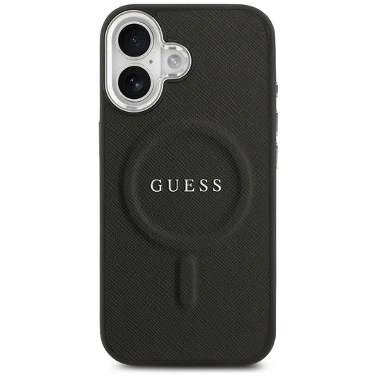 Θήκη MagSafe για Apple iPhone 17, Guess, Classic Logo, Μαύρη