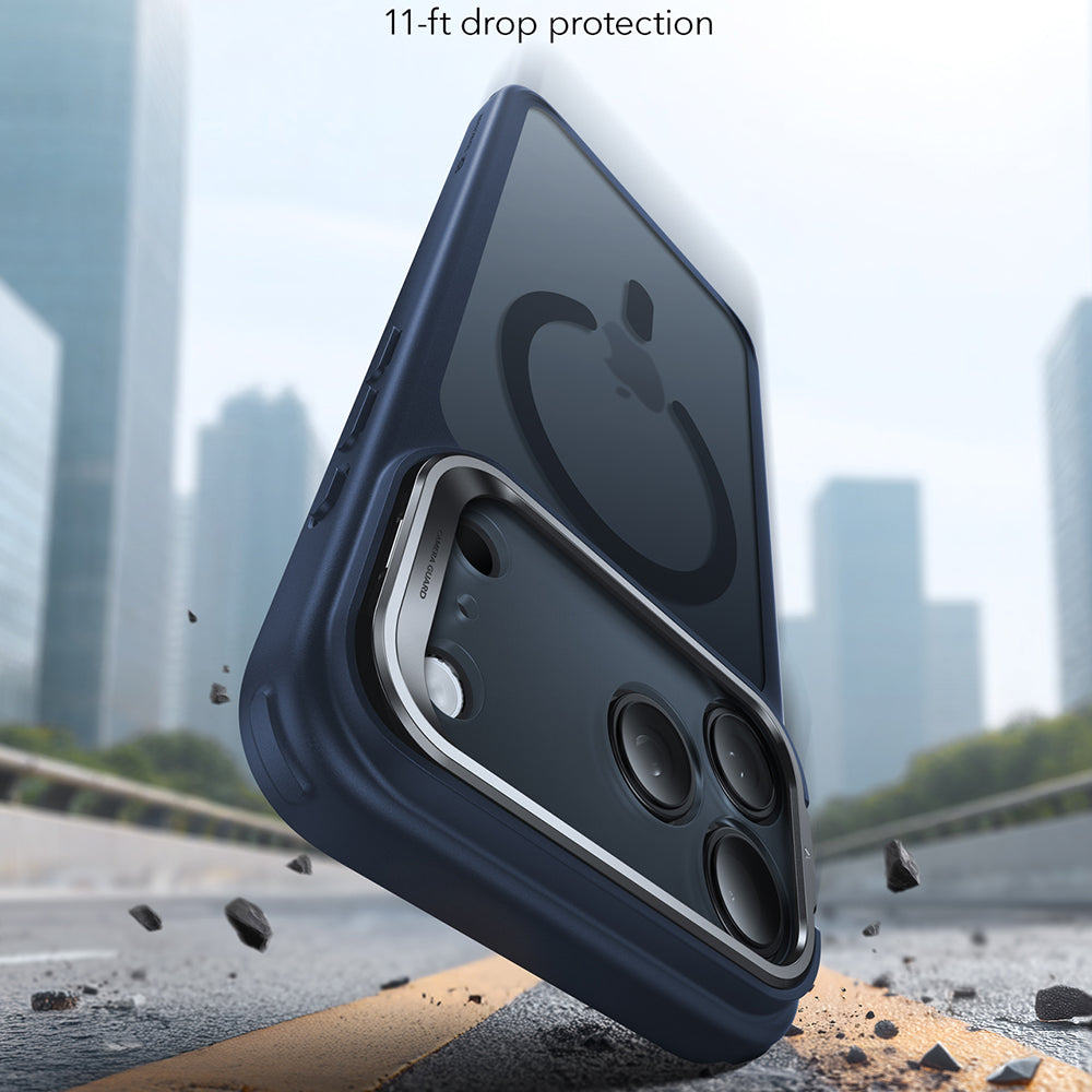 Θήκη MagSafe για Apple iPhone 17 Pro, ESR, Classic Hybrid Kickstand, Σατινέ Μπλε