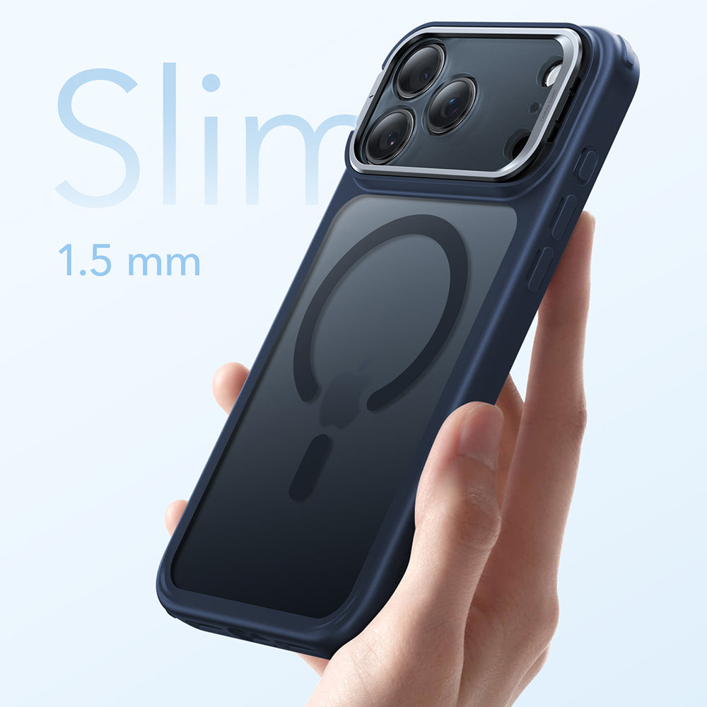 Θήκη MagSafe για Apple iPhone 17 Pro, ESR, Classic Hybrid Kickstand, Σατινέ Μπλε