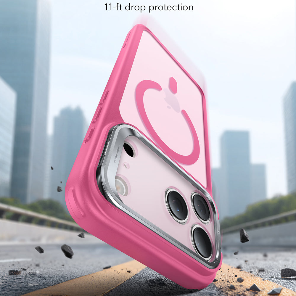 Θήκη MagSafe για Apple iPhone 17 Pro, ESR, Classic Hybrid Kickstand, Ροζ Σατέν