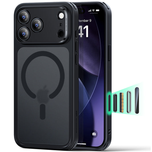 Θήκη MagSafe για Apple iPhone 17 Pro, ESR, Classic Hybrid, Ματ Μαύρη