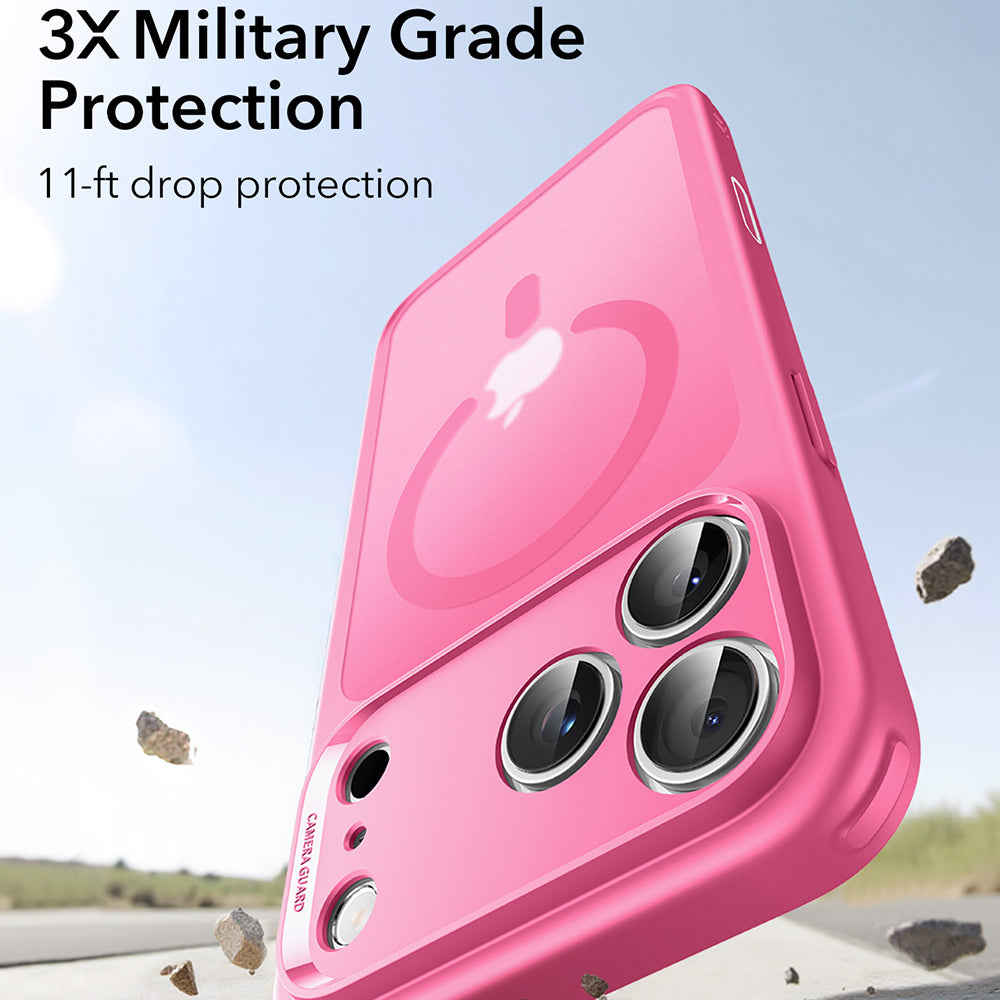 Θήκη MagSafe για Apple iPhone 17 Pro, ESR, Classic Hybrid, Ροζ Σατέν