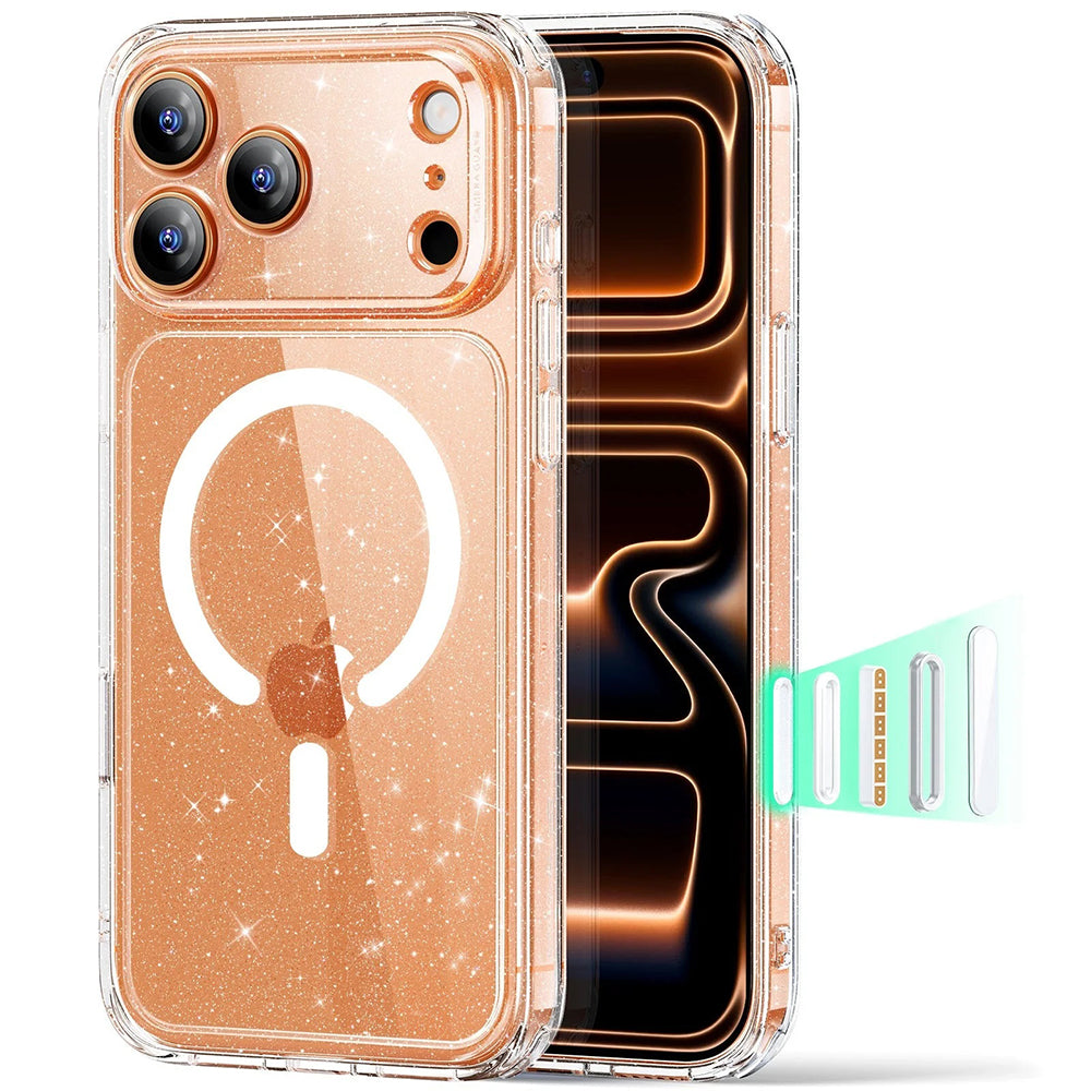 Θήκη MagSafe για Apple iPhone 17 Pro, ESR, Classic Hybrid Shimmer, Διαφανής