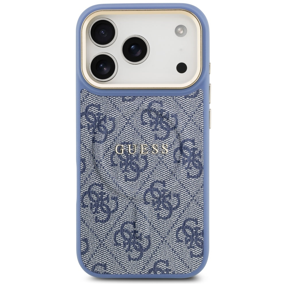 Θήκη MagSafe για Apple iPhone 17 Pro, Guess, 4G Classic, Μπλε