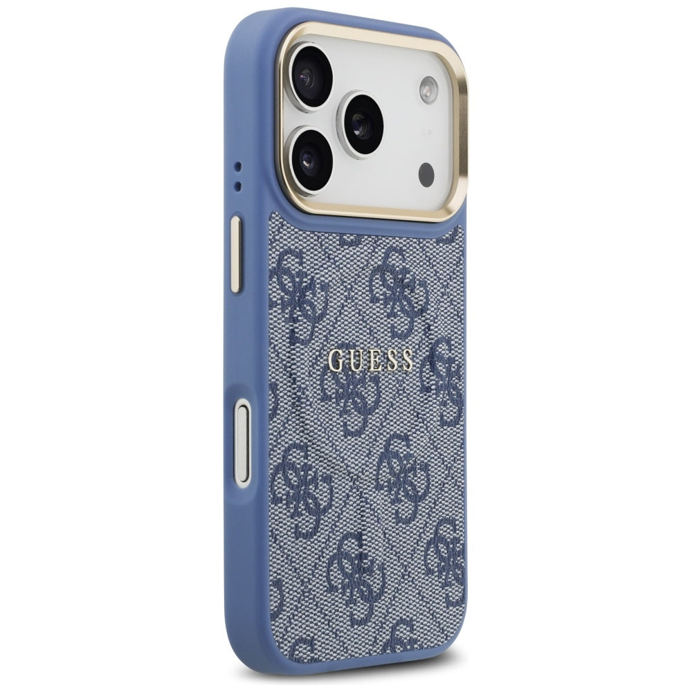 Θήκη MagSafe για Apple iPhone 17 Pro, Guess, 4G Classic, Μπλε