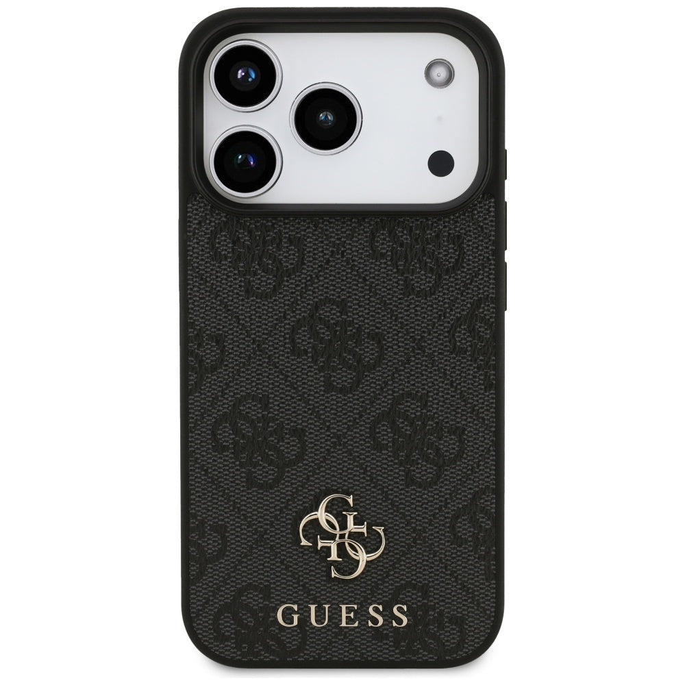 Θήκη MagSafe για Apple iPhone 17 Pro, Guess, 4G Small and Classic Logo, Μαύρη