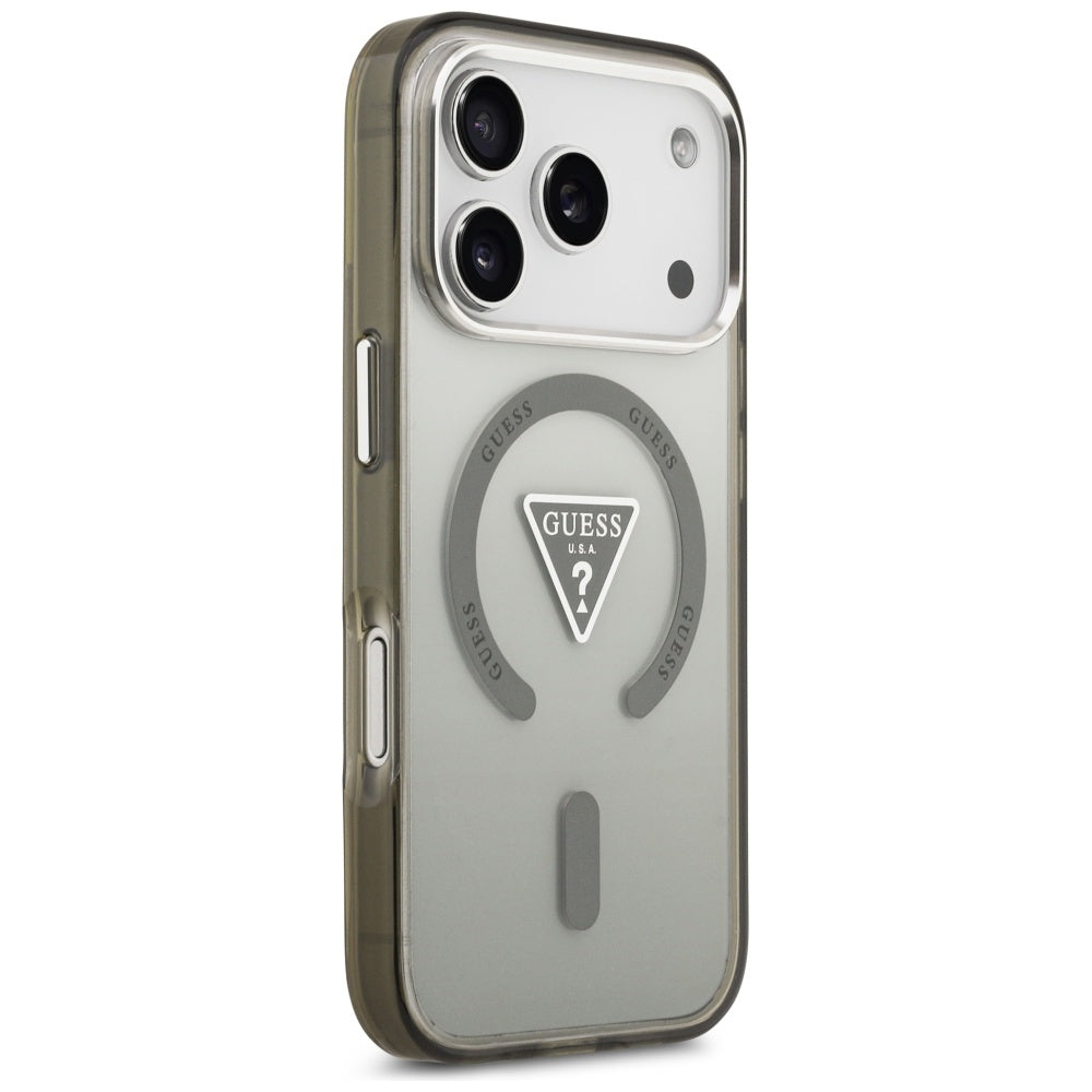 Θήκη MagSafe για Apple iPhone 17 Pro, Guess, IML Gradient Triangle Logo, Χακί