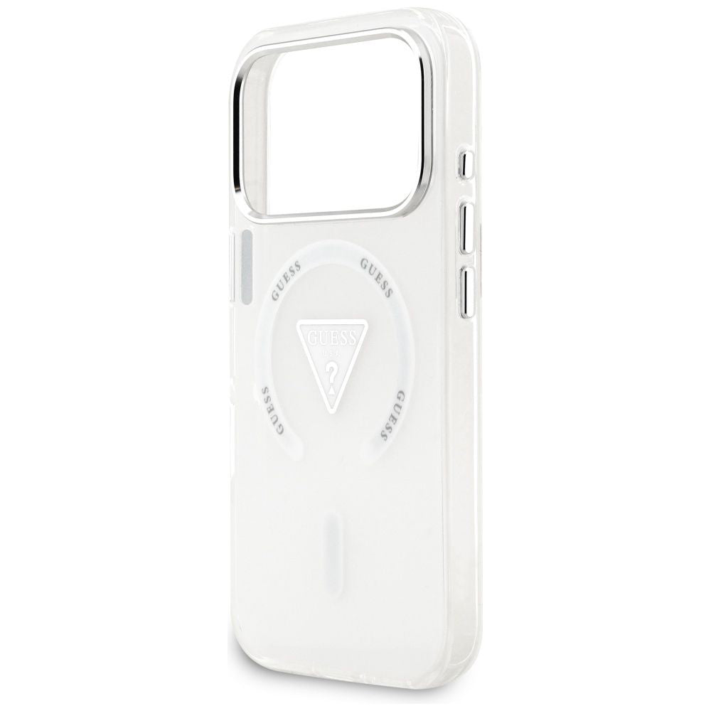 Θήκη MagSafe για Apple iPhone 17 Pro, Guess, IML Gradient Triangle Logo, Διαφανής