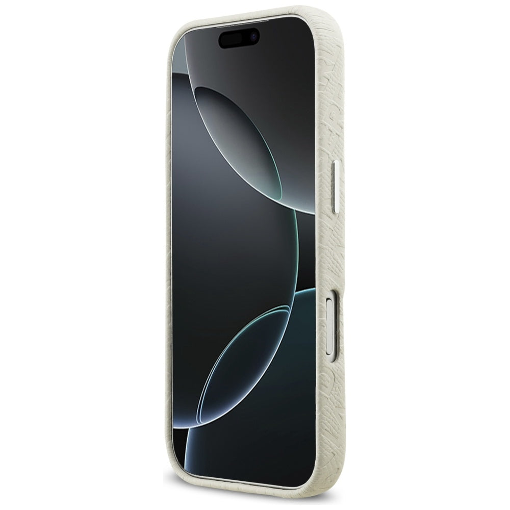 Θήκη MagSafe για Apple iPhone 17 Pro, Karl Lagerfeld, FW Stamped Karl, Μπεζ