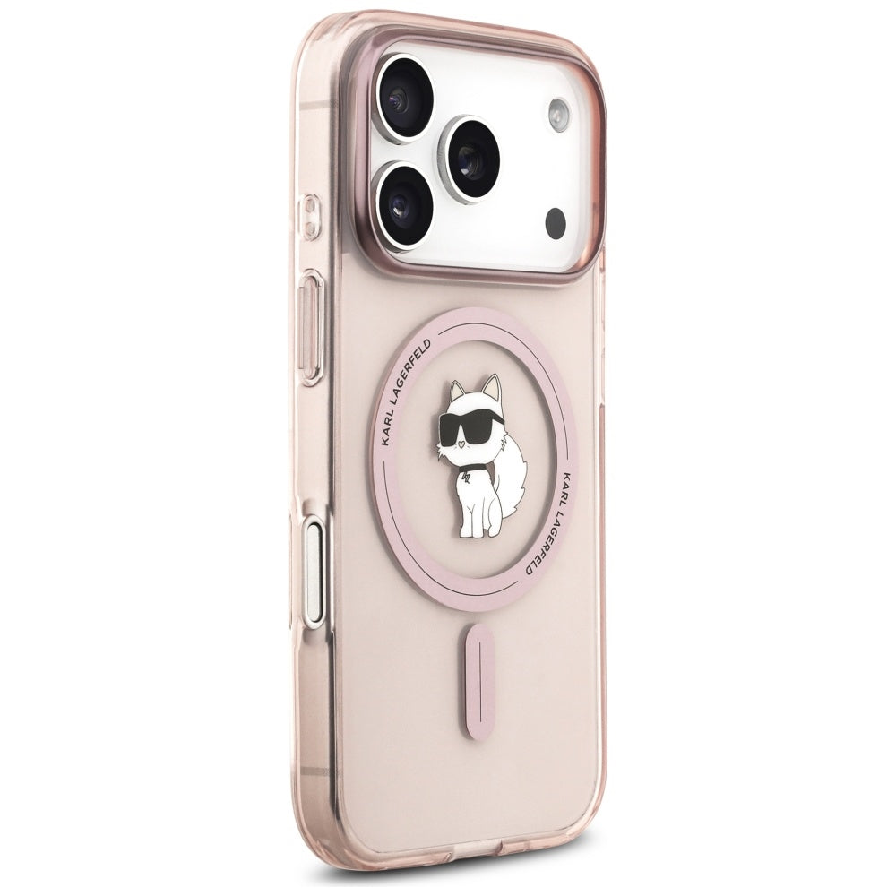 Θήκη MagSafe για Apple iPhone 17 Pro, Karl Lagerfeld, IML Choupette, Ροζ