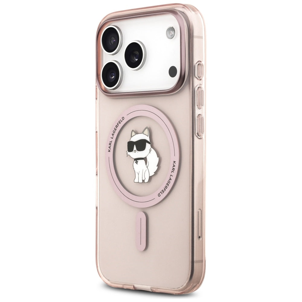 Θήκη MagSafe για Apple iPhone 17 Pro, Karl Lagerfeld, IML Choupette, Ροζ