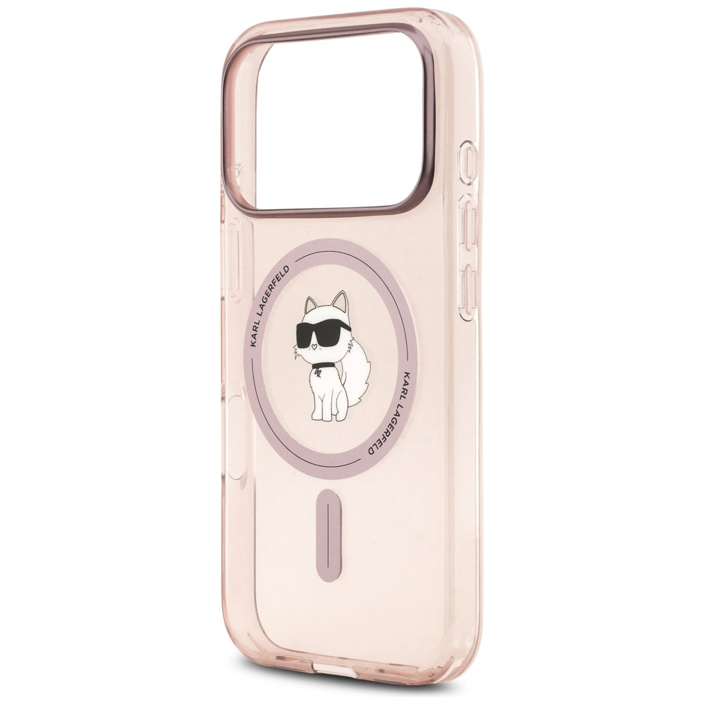 Θήκη MagSafe για Apple iPhone 17 Pro, Karl Lagerfeld, IML Choupette, Ροζ