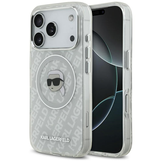 Θήκη MagSafe για Apple iPhone 17 Pro, Karl Lagerfeld, IML Karl`s Head, Γκρι