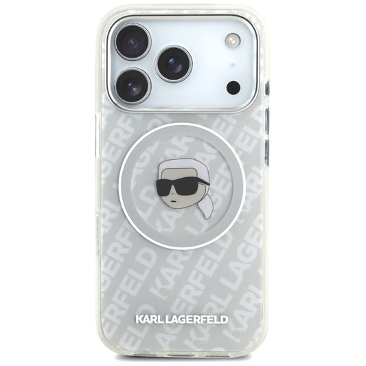 Θήκη MagSafe για Apple iPhone 17 Pro, Karl Lagerfeld, IML Karl`s Head, Γκρι