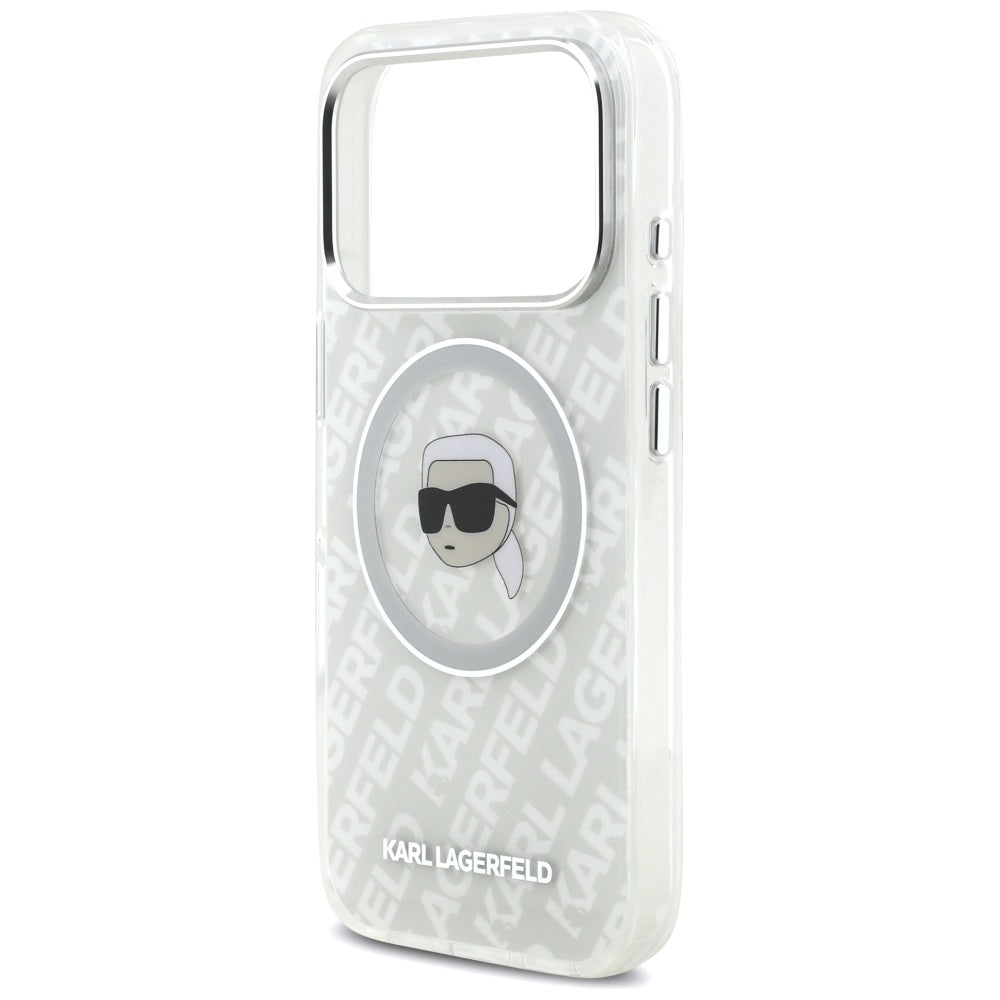 Θήκη MagSafe για Apple iPhone 17 Pro, Karl Lagerfeld, IML Karl`s Head, Γκρι