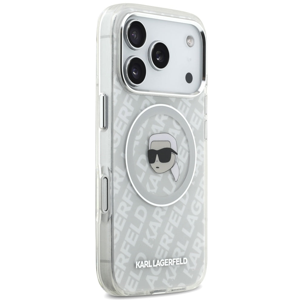 Θήκη MagSafe για Apple iPhone 17 Pro, Karl Lagerfeld, IML Karl`s Head, Γκρι
