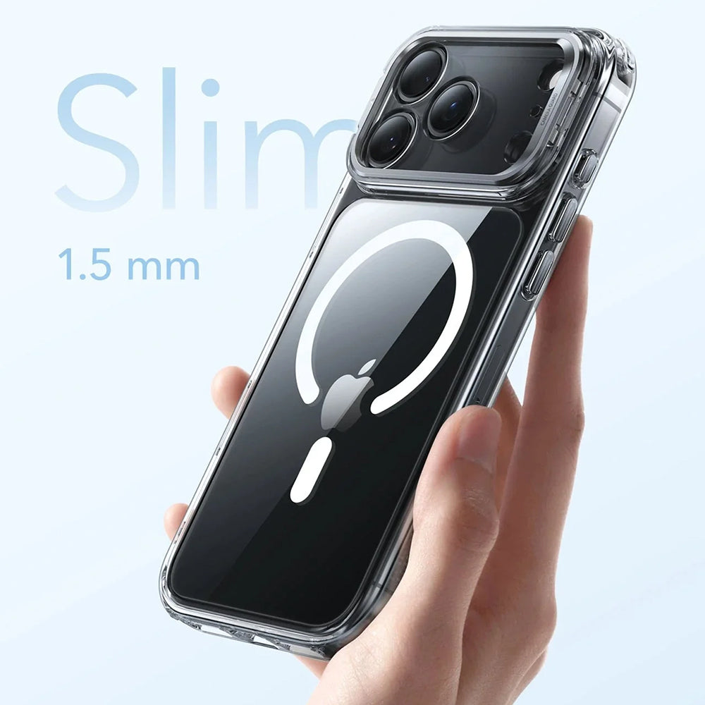 Θήκη MagSafe για Apple iPhone 17 Pro Max, ESR, Classic Hybrid Kickstand, Διαφανής