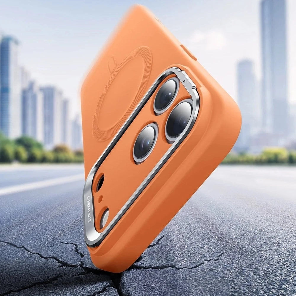 Θήκη MagSafe για Apple iPhone 17 Pro Max, ESR, Cloud Soft Kickstand, Πορτοκαλί