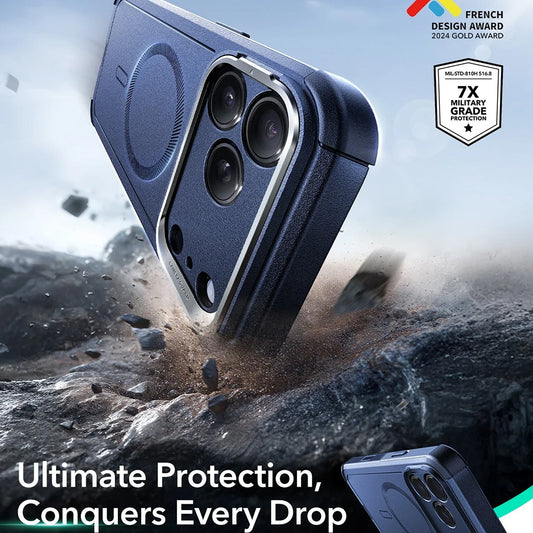 Θήκη MagSafe για Apple iPhone 17 Pro Max, ESR, Cyber Armor Kickstand, Μπλε