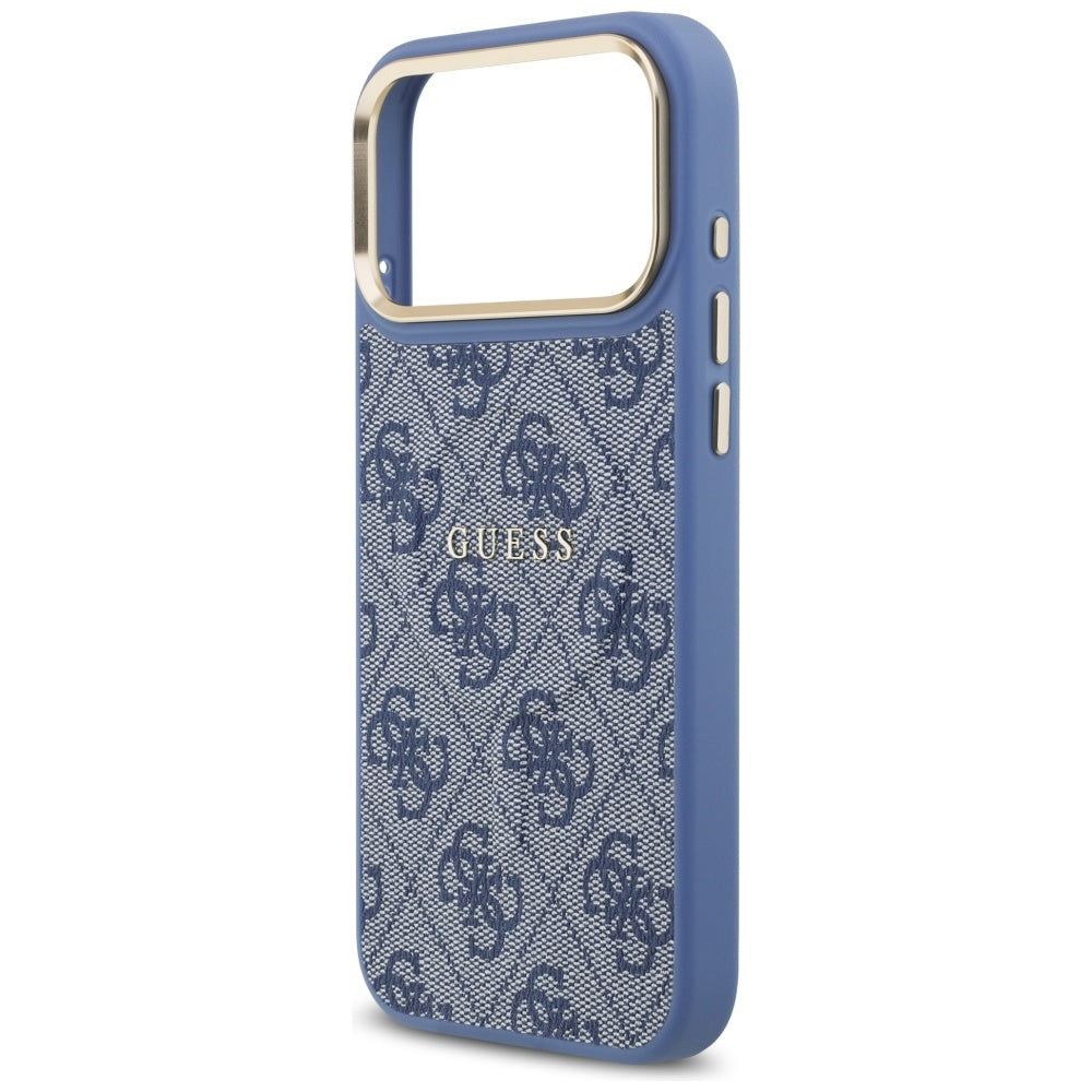 MagSafe Case for Apple iPhone 17 Pro Max, Guess, 4G Classic, Blue