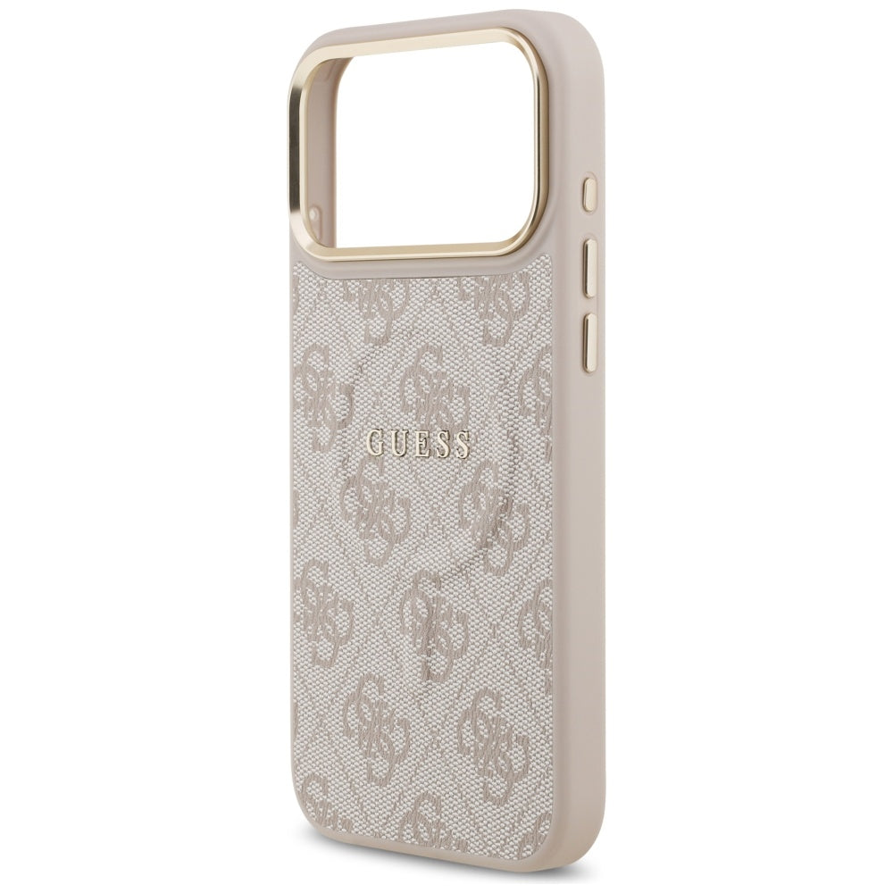 Θήκη MagSafe για Apple iPhone 17 Pro Max, Guess, 4G Classic, Ροζ