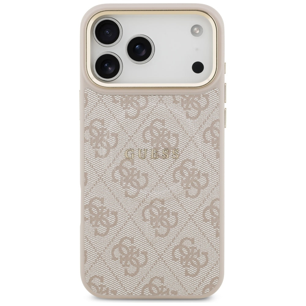 Θήκη MagSafe για Apple iPhone 17 Pro Max, Guess, 4G Classic, Ροζ