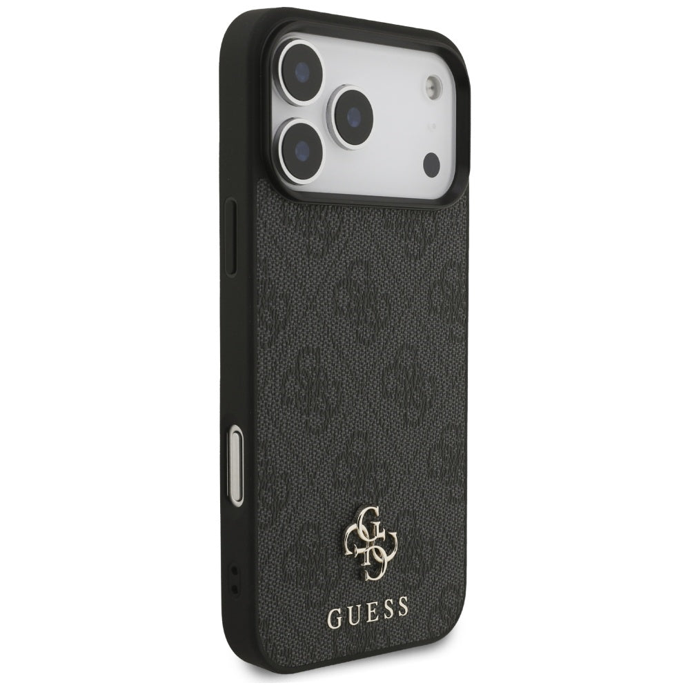 Θήκη MagSafe για Apple iPhone 17 Pro Max, Guess, 4G Small and Classic Logo, Μαύρη