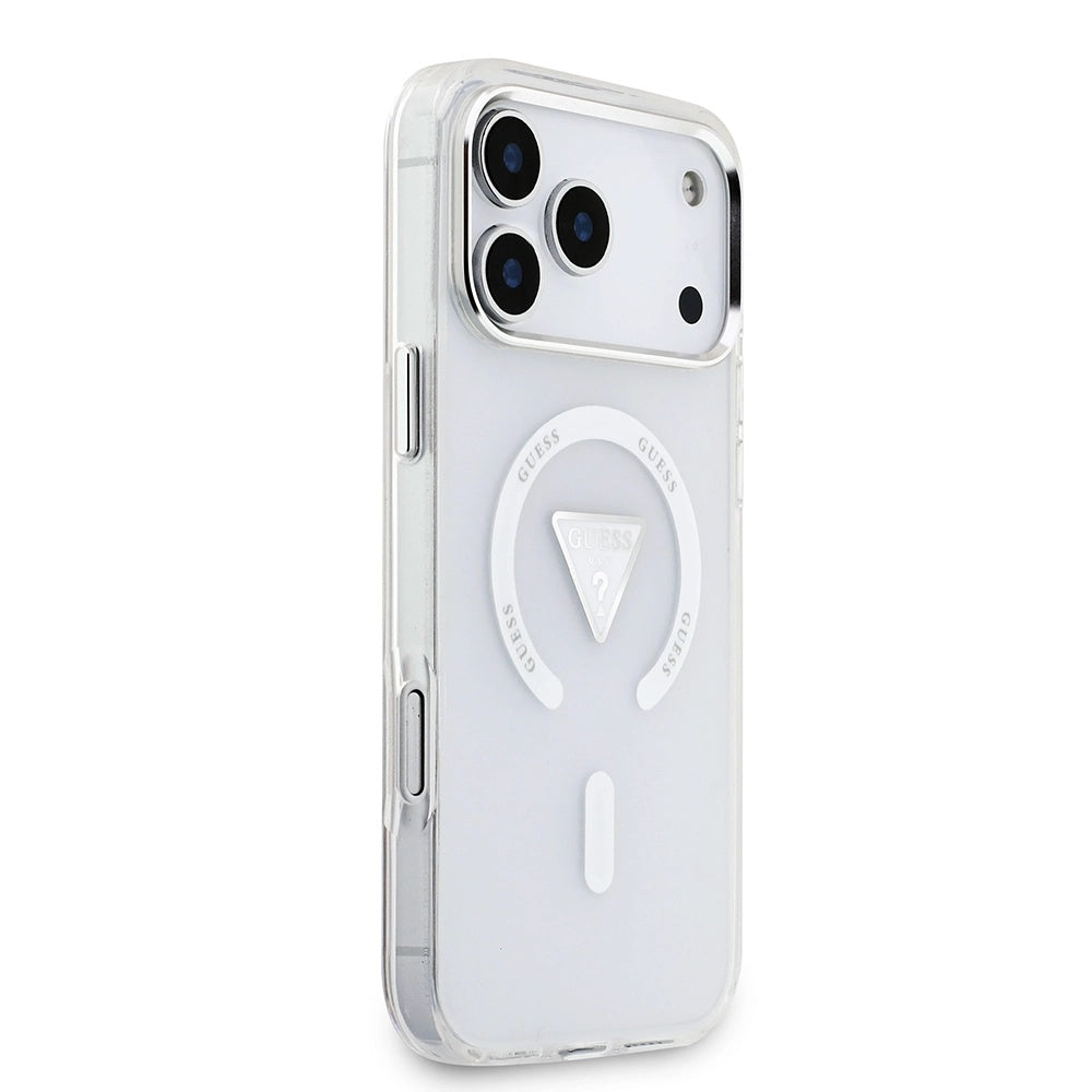 Θήκη MagSafe για Apple iPhone 17 Pro Max, Guess, IML Gradient Triangle Logo, Διαφανής