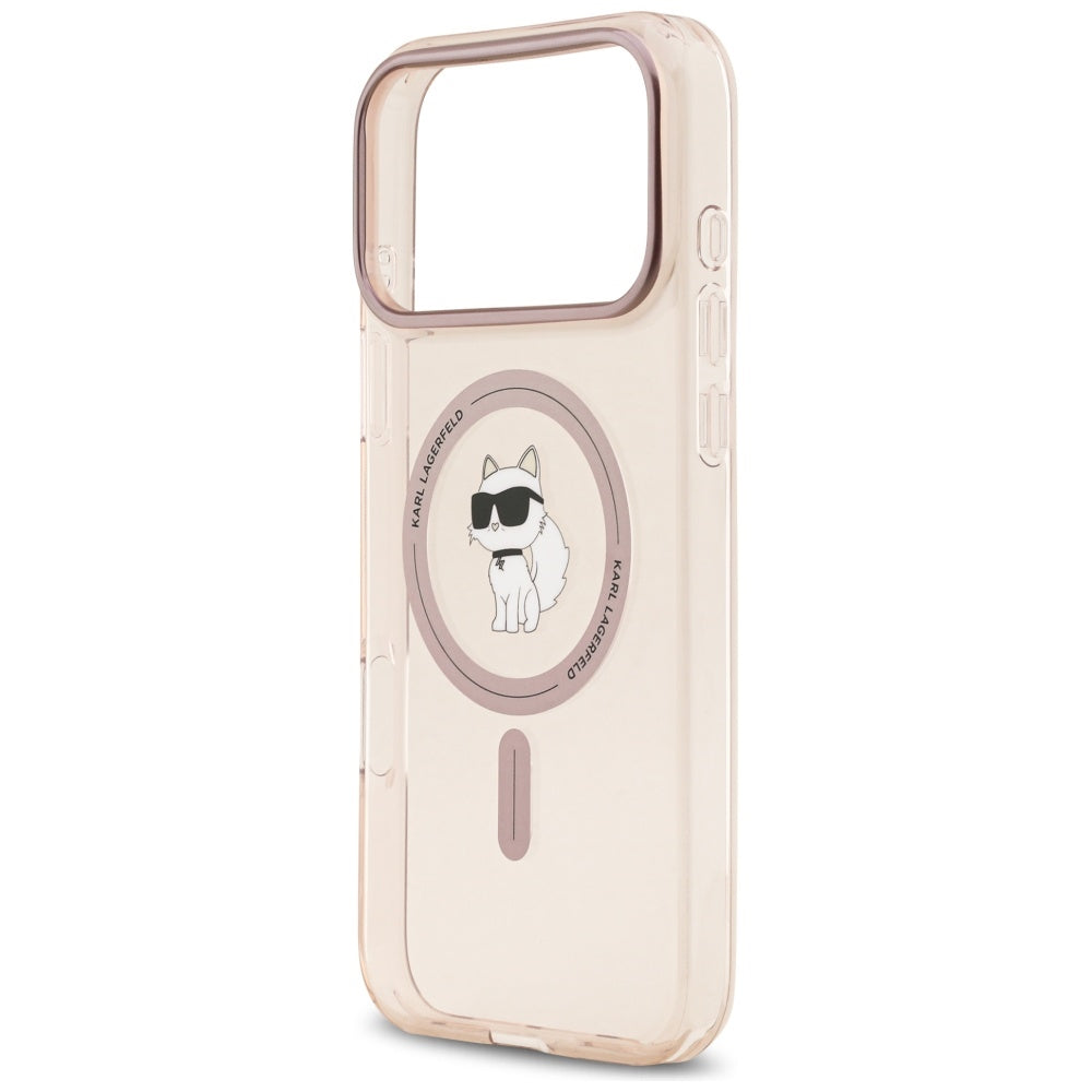Θήκη MagSafe για Apple iPhone 17 Pro Max, Karl Lagerfeld, IML Choupette, Ροζ