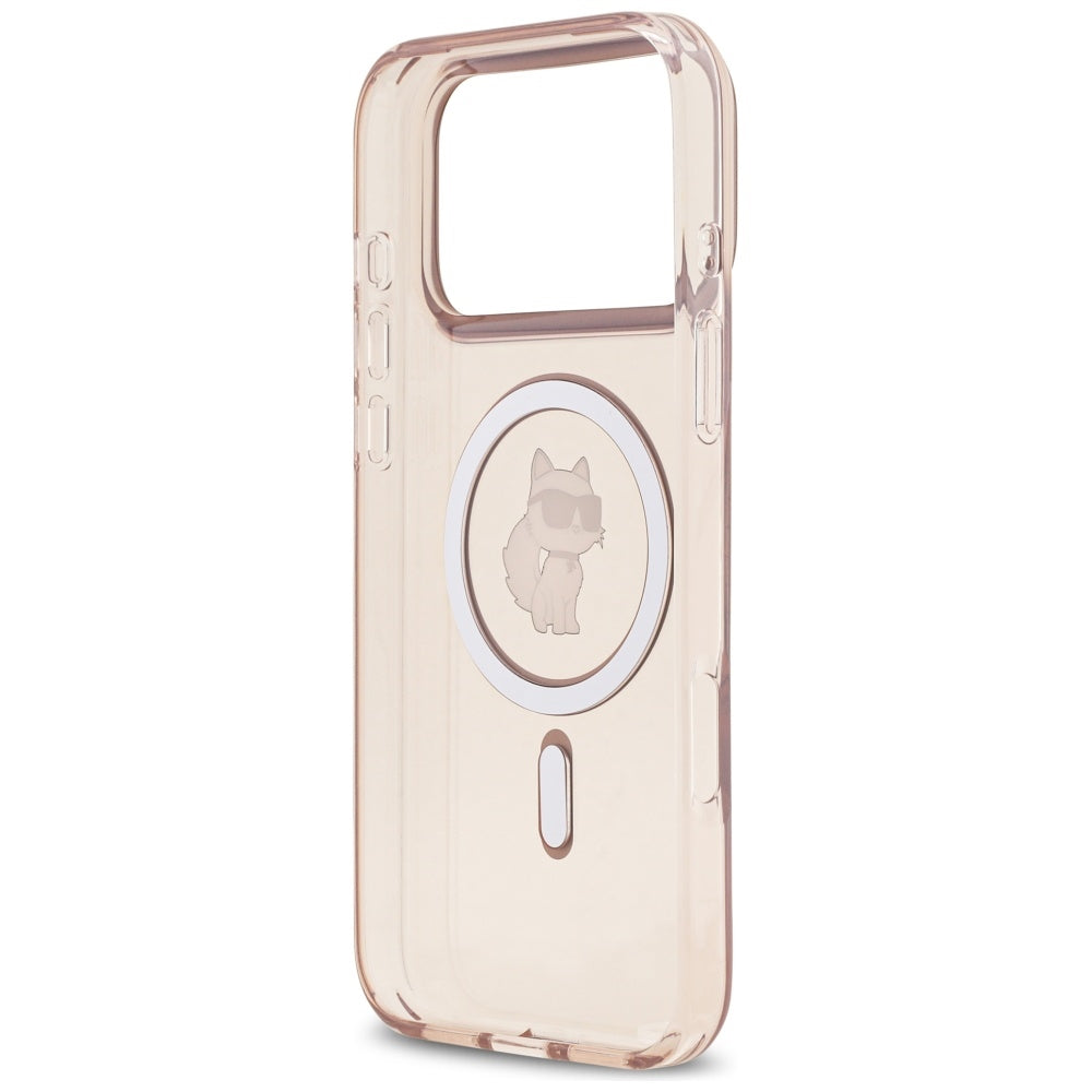 Θήκη MagSafe για Apple iPhone 17 Pro Max, Karl Lagerfeld, IML Choupette, Ροζ
