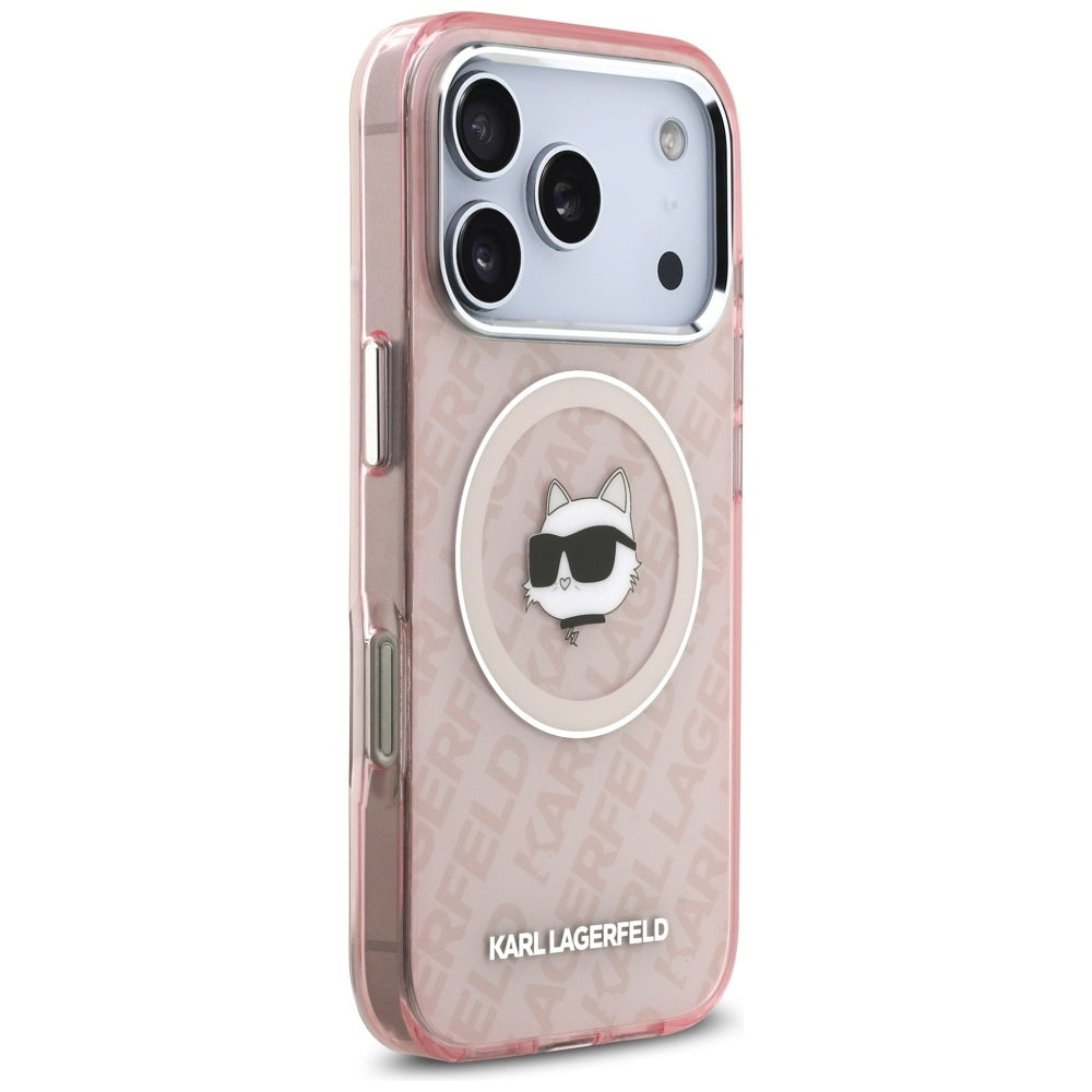 Θήκη MagSafe για Apple iPhone 17 Pro Max, Karl Lagerfeld, IML Choupette`s Head, Ροζ