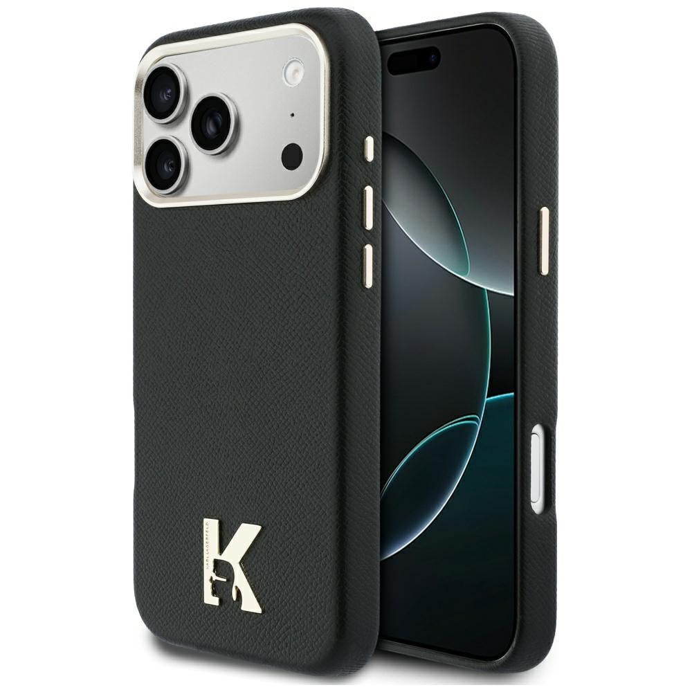 Θήκη MagSafe για Apple iPhone 17 Pro Max, Karl Lagerfeld, Karl Head Logo, Μαύρη