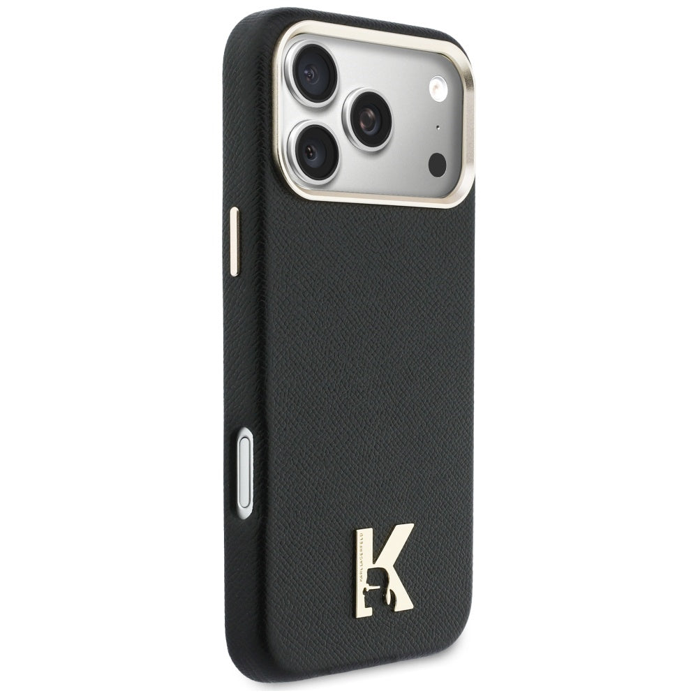 Θήκη MagSafe για Apple iPhone 17 Pro Max, Karl Lagerfeld, Karl Head Logo, Μαύρη
