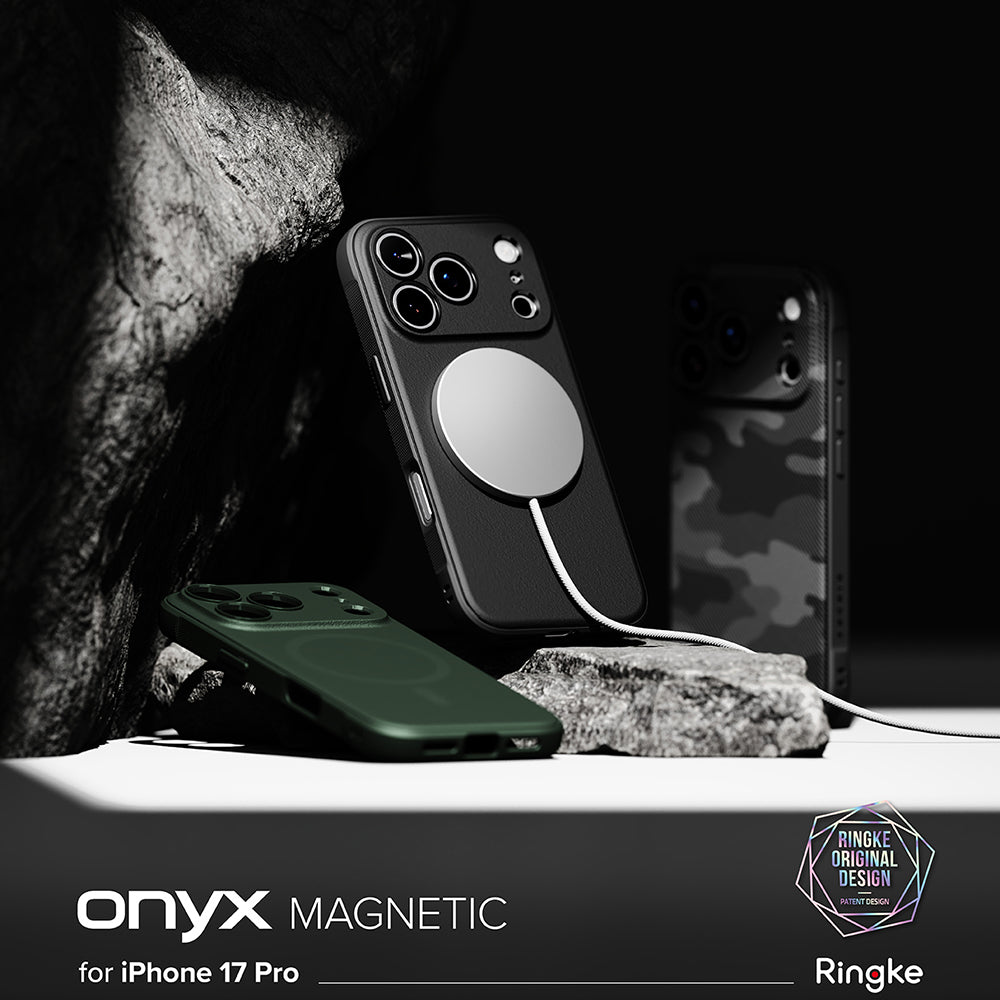 Θήκη MagSafe για Apple iPhone 17 Pro Max, Ringke, Onyx, Μαύρη