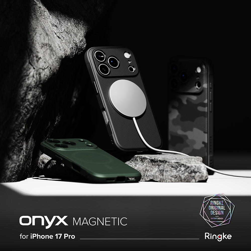 Θήκη MagSafe για Apple iPhone 17 Pro Max, Ringke, Onyx, Σκούρο Πράσινο