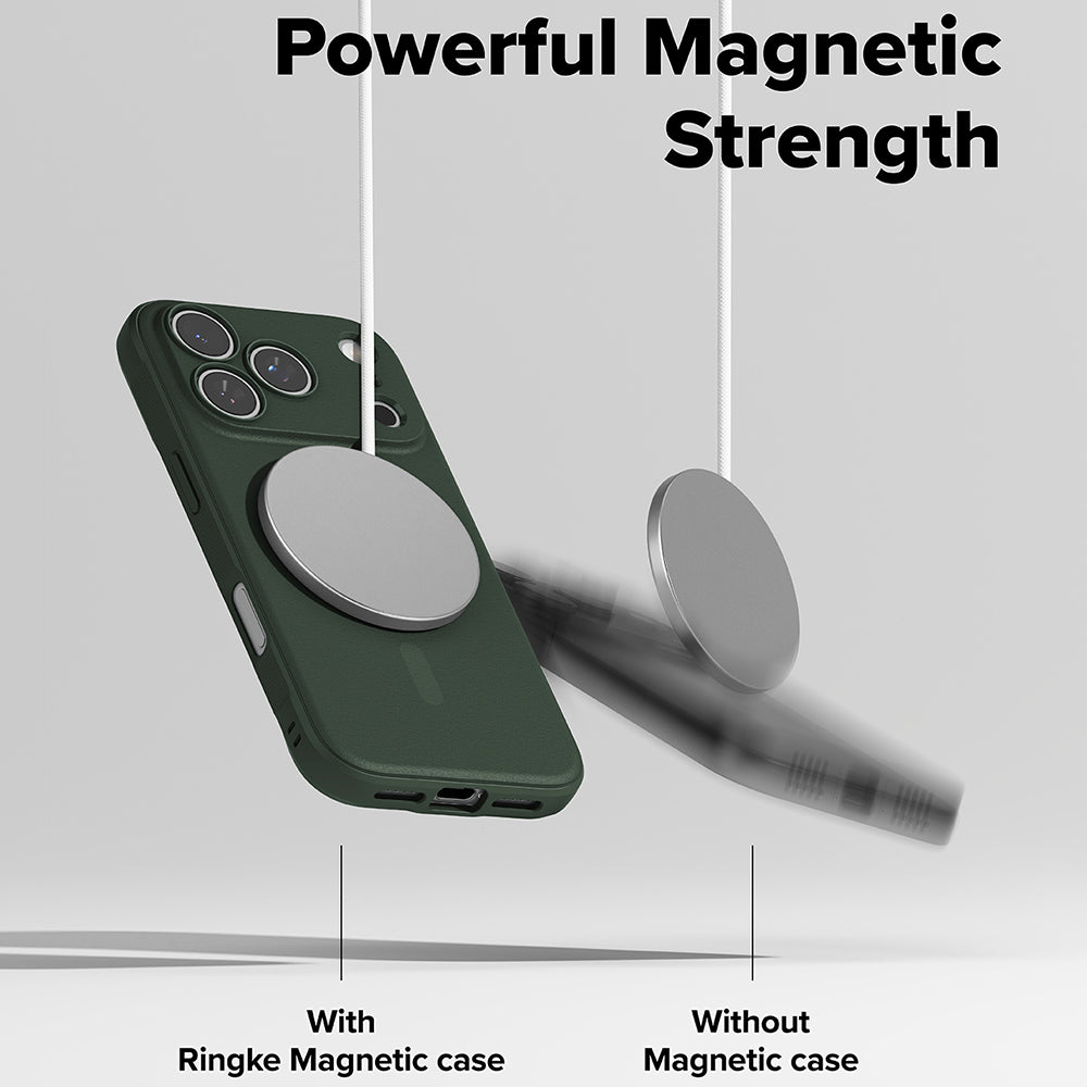 Θήκη MagSafe για Apple iPhone 17 Pro Max, Ringke, Onyx, Σκούρο Πράσινο