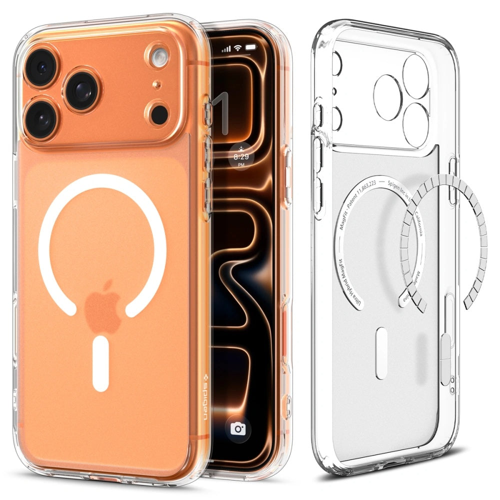 Θήκη MagSafe για Apple iPhone 17 Pro Max, Spigen, Ultra Hybrid, Λευκή Σατινέ ACS10286
