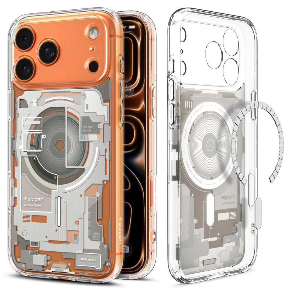 Θήκη MagSafe για Apple iPhone 17 Pro Max, Spigen, Ultra Hybrid Zero One, Μπεζ ACS10288