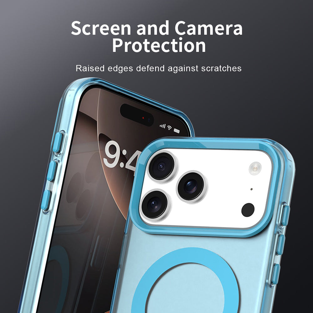 MagSafe Case for Apple iPhone 17 Pro Max, Techsuit, CandyCase, Blue
