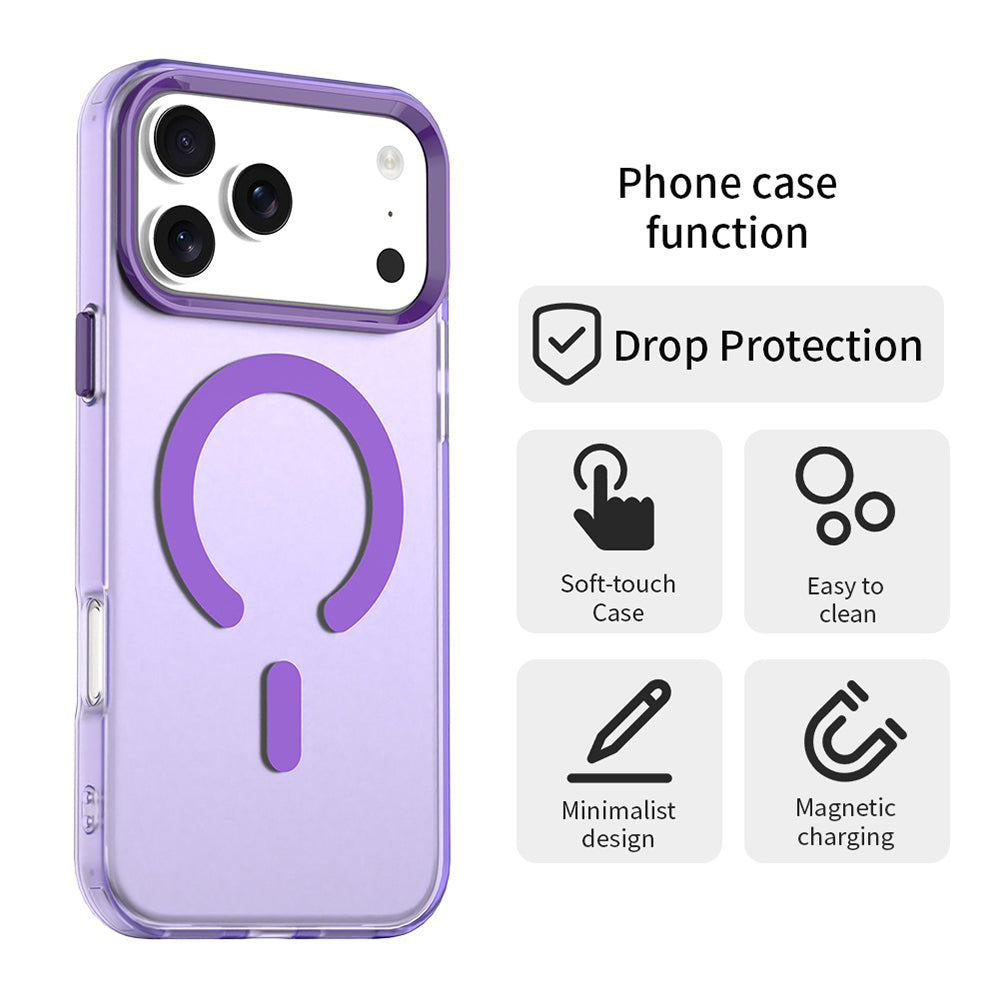 Θήκη MagSafe για Apple iPhone 17 Pro Max, Techsuit, CandyCase, Μωβ